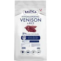 BALTICA Nutraceutic Hypoallergenic Keskikokoiset rodut Peuranliha riisillä - kuiva koiranruoka - 12kg