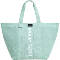 Pepe Jeans for woman. PL0300137 Knit Winslow blue shopper bag (OSFA), Casual, Polyester