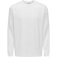 Only & Sons Onscaspian Airflex Rlx Ls Tee Noos - White - XS