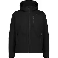 CMP Jacket Zip Hood Softshell Softshelltakki Miehet koko 60 väri musta