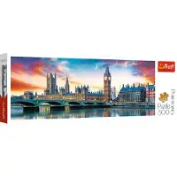 Trefl Red 500-palan panoraamapalapeli - Big Ben ja Westminsterin palatsi Lontoo/Fotolia