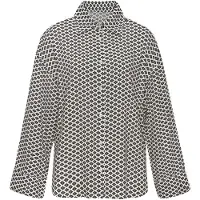 LASCANA Pyjamapaita musta / valkoinen