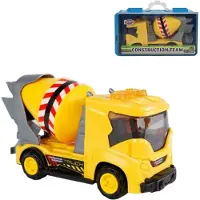 2 play - 2-Play Work Vehicle Concrete Mixer Friction with Light and Sound