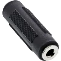 Gembird A-3.5FF-01, 3.5 mm, 3.5 mm, Musta