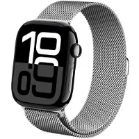 Crong Milano Steel - Apple Watch 42/44 mm stainless steel strap (silver)