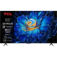TCL 55C6KS 55" 4K QD Mini LED Google TV, 60 Hz, Dolby Vision, metallic