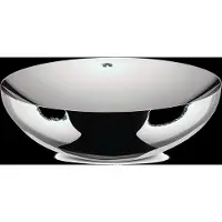 Alessi Double In 18/10 Stainless Steel - Silver - D25CM