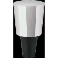 Alessi Wine Stopper In Chrome-Plated Zamak And Silicone - Silver - D3.5CM