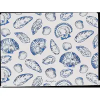 Lexington Home Laminated Double-Sided Placemat (Set Of 2) - White - 30X40CM