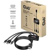 Club 3D USB typeC+HDMI+mDP HDMI adapt (CAC-1630)