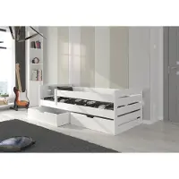 ADRK Furniture Bemma-lastensänky, 205 x 97 x 63 cm, mänty
