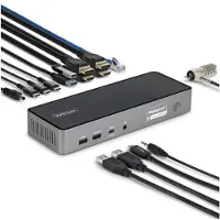 StarTech.com 3x Monitor Docking Station (DK30C2DPEPRUE)