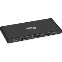 Equip 332716, HDMI, 2x HDMI, 3840 x 2160 pikseliä, Musta, Alumiini, 4K Ultra HD