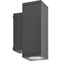Deko-light Led ulkoseinävalaisin ShoreLine Pro Square, himmennettävä, Musta, Alumiini, Moderni