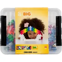 Plus plus Big Storage Box Mix / 200 Pcs - Multi/patterned - ONE SIZE