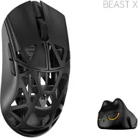 WLMouse Beast X Pro - Musta [Omron Opticals] - Solid Sides
