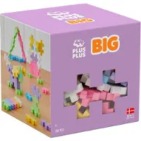 Plus plus Plus-Plus BIG Pastel Mix 100-os rakennuspalikat