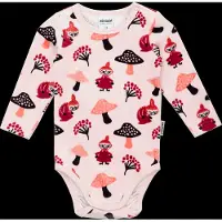 Muumi Svamputflykt Velourbody - Pink - 68