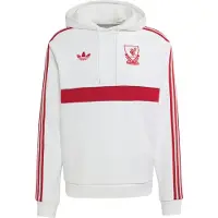 Adidas Urheilullinen collegepaita 'FC Liverpool Originals' kirsikanpunainen / valkoinen