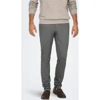 Only & Sons Onsmark Slim Ditsy 020934 Pant Noos - Grey - 28 x 32
