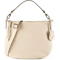 Abro Juna Olkalaukku Nahka 34 cm Beige