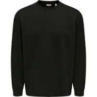 Only & Sons Onscaspian Airflex Rlx Ls Tee Noos - Black - XS