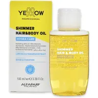 Yellow Professional Hydra Care Shimmer Hair & Body Oil kosteuttava öljy kaikille hiustyypeille 100 ml