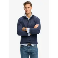 Superdry Classics Henley Collegepaita Puolivetoketjulla