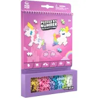 Plus plus Puzzle By Number Aktiviteettityyny Fantasy World One Size Vaaleanpunainen One Size 5+ Years Pojat, Tytöt