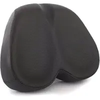 INF Ergonominen Geelipyörän Satula - Paineenkevennys ja Iskunvaimennus Musta