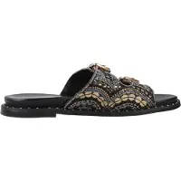 Carmela for woman. 16320001-NEGRO Sandals 163200 black (37), Flat, None, Casual