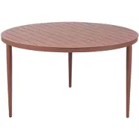 Brafab Bigby ruokapöytä Zin Red, Ø130 cm