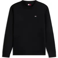 Tommy Hilfiger Tjm Reg S Flag Crew - Black - XXL