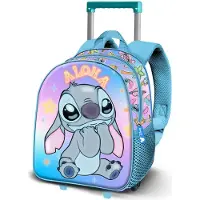 KARACTERMANIA Lilo & Stitch 3d 34x26x13 Cm 11.50l Rullalaukku
