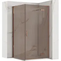 REA Hugo Suihkukaappi 100x80 Copper Brush