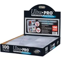 Ultra pro Turvallinen Platinasivu Toploader-albumin Sivuille Korteille