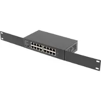 Lanberg Switch Rack 10”/19” 16-Port 1GB
