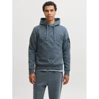 Jack & Jones Collegepaita 'JJCleveland' tummanharmaa