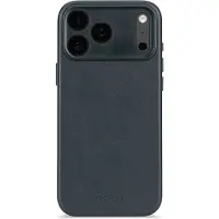 Decoded Leather Backcover w/MagSafe iPhone 17 Pro - Navy Shadow