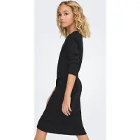 ONLY Kogbelfast Life L/S Midi Dress Jrs Noos - Black - 146-152