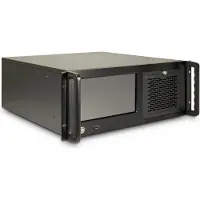 Inter-Tech 4U-4460 TFT, Teline, Palvelin, Musta, ATX, EATX, mikro ATX, Mini-ITX, 4U, 12,5 cm (88887317)