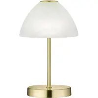 TRIO LED-pöytävalaisin Trio Queen Ø150x240 mm mattamessinki