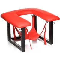 Master Series Face Rider Queening Seksituoli - Red