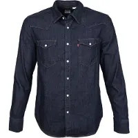 Levi's for man. 85744-0000 Bartstow Western navy shirt (XL ), Casual, Cotton, Long sleeve, Sustainable