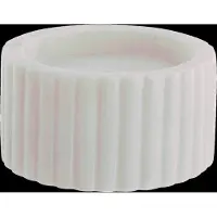Lene Bjerre Eliana Candlestick 10X10X5 Cm. White - White - 10X 5X 10CM