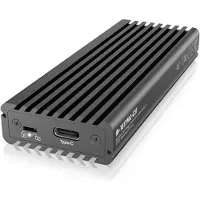 Icy Box – IB-1817MC-C31, SSD-kotelo, M.2, PCI Express 3.0, Serial ATA III, 10 Gbit/s, USB-liitettävyys, Harmaa