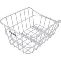 Basil Cento Fixed 20l Basket Hopeinen
