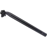 Ergotec Hook -satulatolppa offset 25 mm Ø30,9 mm 400 mm safety level 4 musta