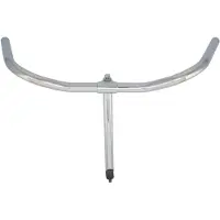 Ergotec Holland Lenker NSU -ohjaustanko Ø22,2 mm 565 mm / 300 mm varsi hopea