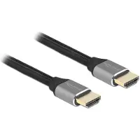 DeLOCK – Ultra High Speed HDMI Cable 48 Gbps 8K 60 Hz grey 3 m certified (83997)